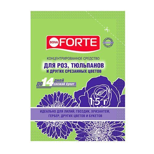Bona Forte Для продления жизни срезанных цветов 15 г № 1