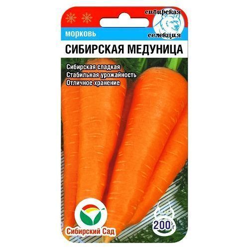 Морковь Сибирская медуница Сибирский сад № 1